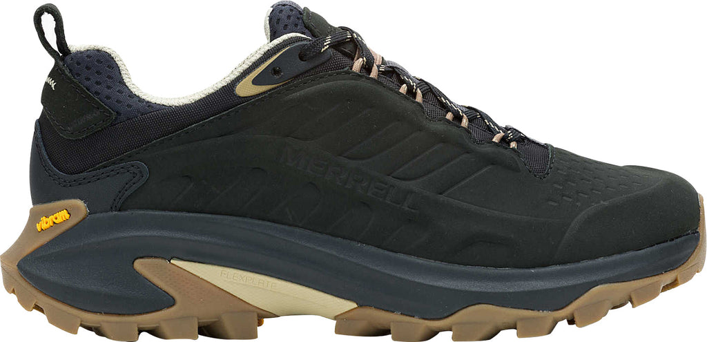 Merrell Moab Speed 2 Leather Waterproof Women's Walking Shoes - Black | Outdoor Performance
