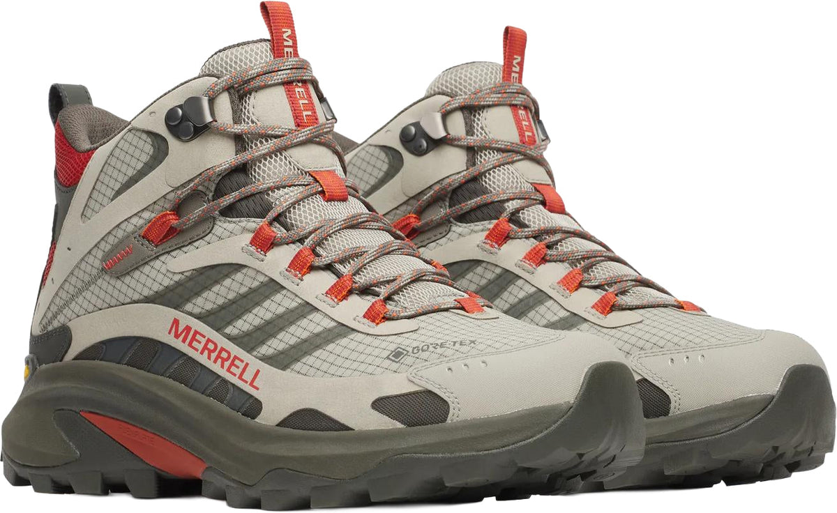 Merrell Moab Speed 2 Mid GORE-TEX Men's Walking Boots - Grey | Outdoor Performance