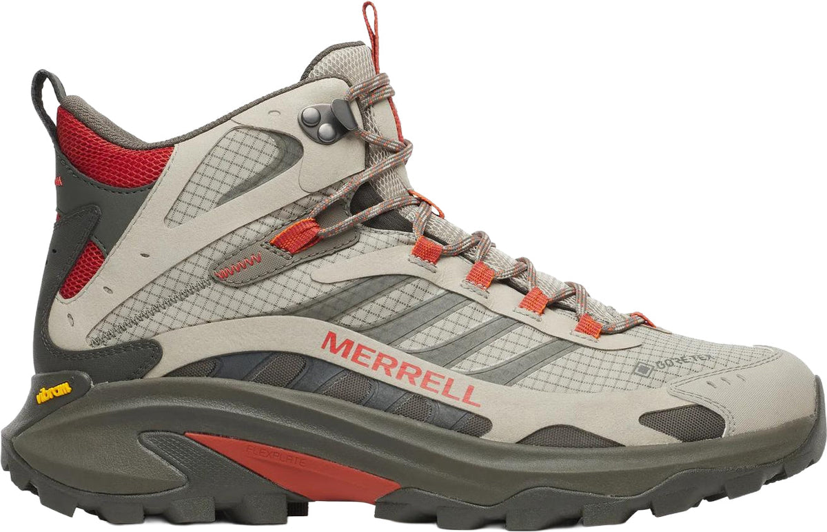 Merrell Moab Speed 2 Mid GORE-TEX Men's Walking Boots - Grey | Outdoor Performance