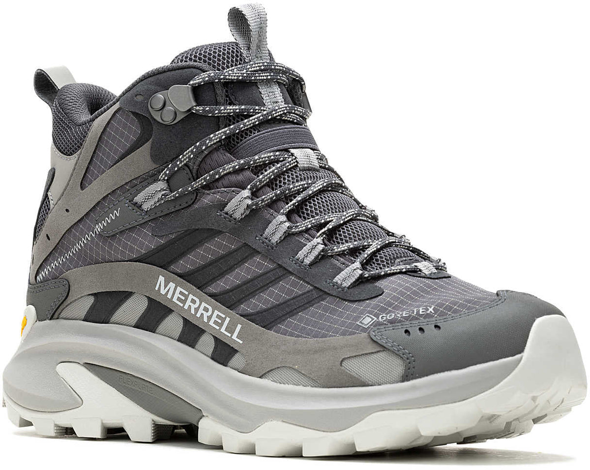 Merrell Moab Speed 2 Mid GORE-TEX Men's Walking Boots - Grey | Outdoor Performance