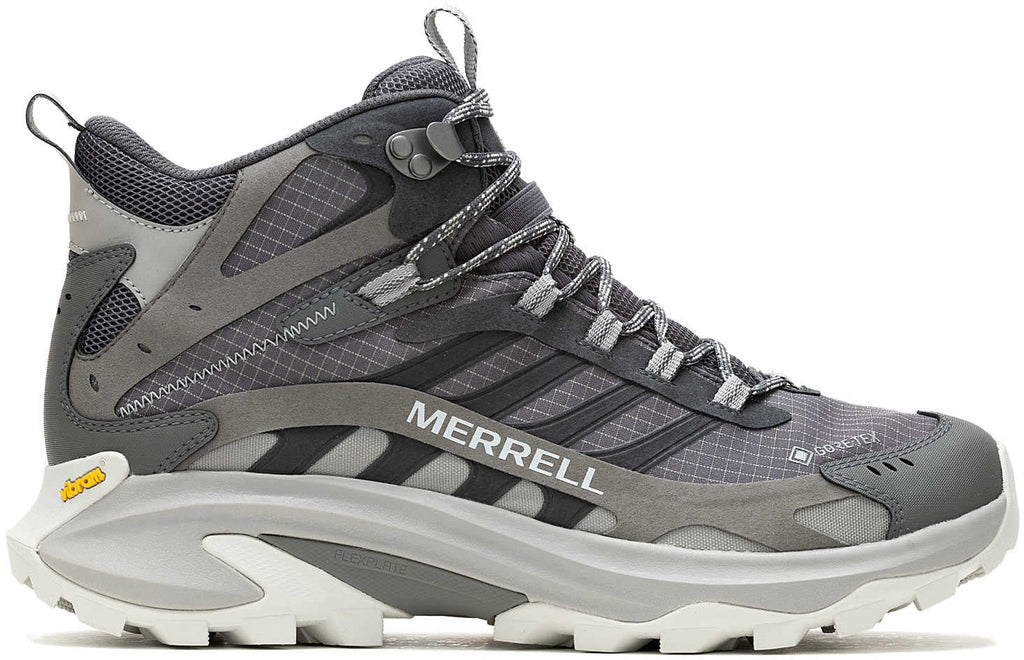 Merrell Moab Speed 2 Mid GORE-TEX Men's Walking Boots - Grey | Outdoor Performance