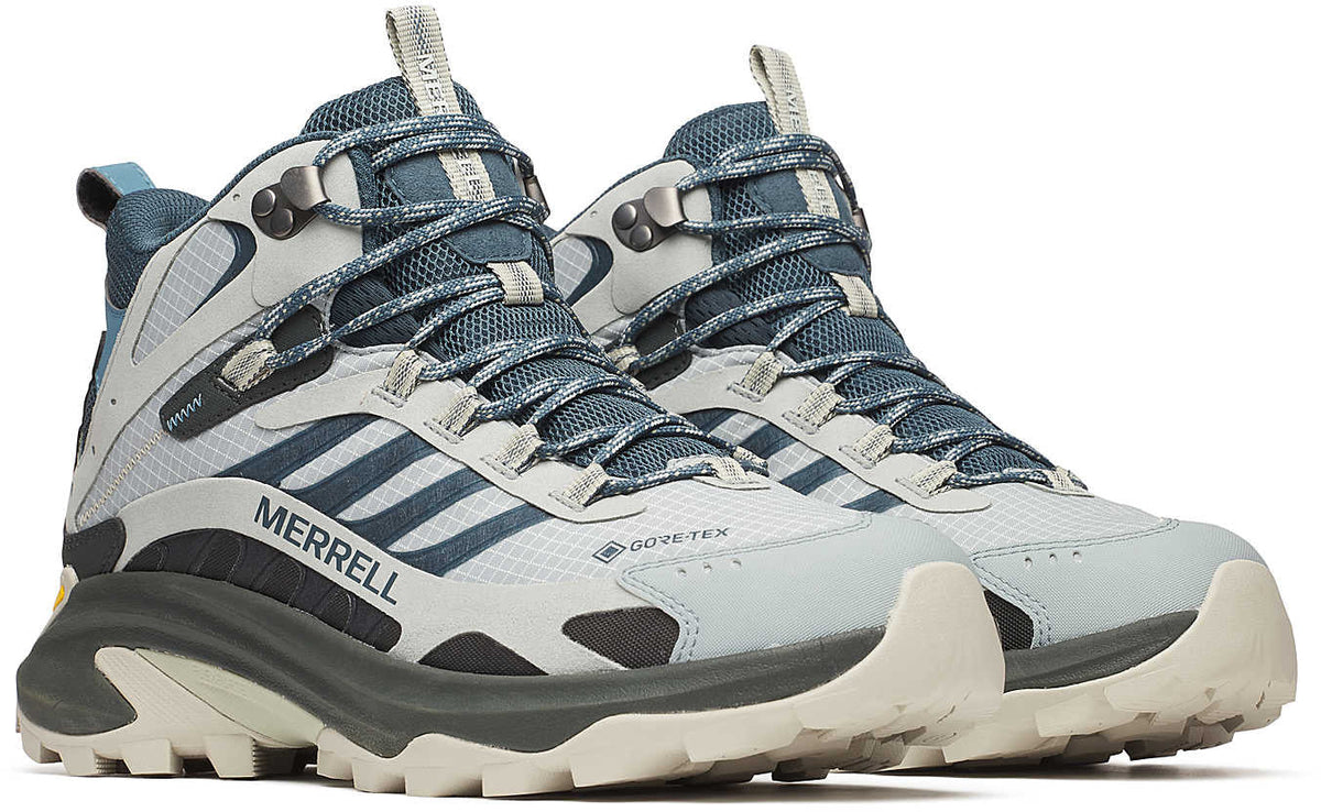 Merrell Moab Speed 2 Mid GORE-TEX Men's Walking Boots - Grey | Outdoor Performance