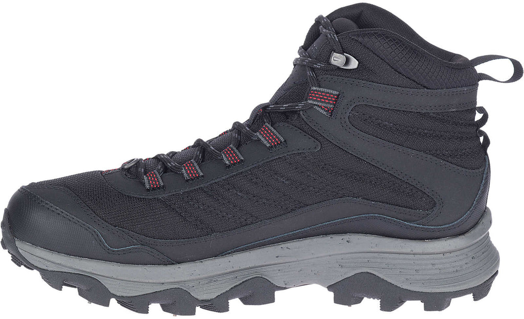 Merrell Moab Speed Thermo Spike Mid Waterproof Men's Walking Boots - Black | Outdoor Performance