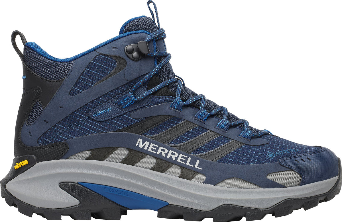 Merrell Moab Speed 2 Mid GORE-TEX Men's Walking Boots - Blue | Outdoor Performance