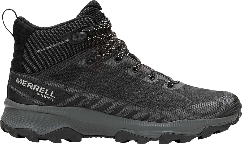 Merrell Speed Eco Mid Waterproof Men's Walking Boots - Black | Outdoor Performance
