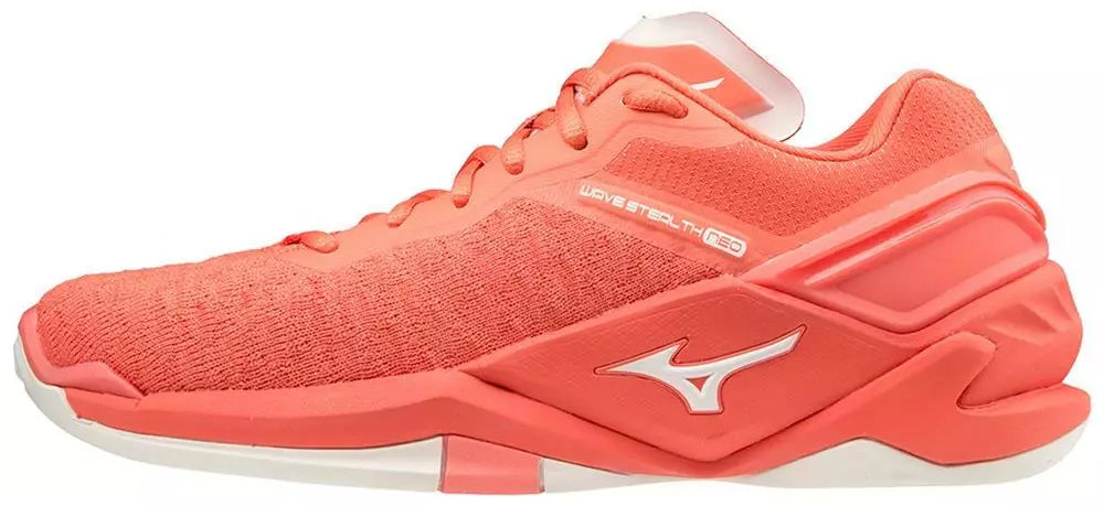 Mizuno Wave Stealth Neo Women's Netball Shoes - Orange | Training & Fitness