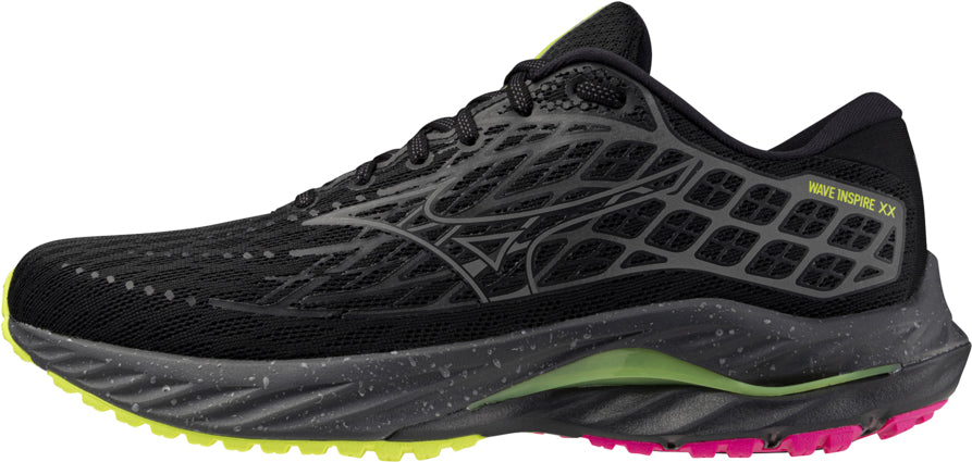 Mizuno Wave Inspire 20 Running Shoes - Black | Running & Training