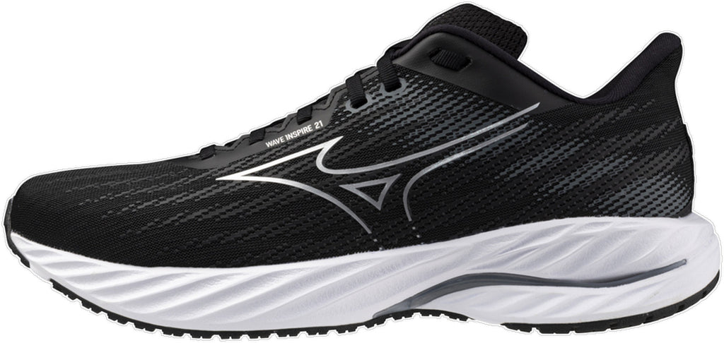 Mizuno Wave Inpsire 21 Men's Running Shoes - Black | Running & Training