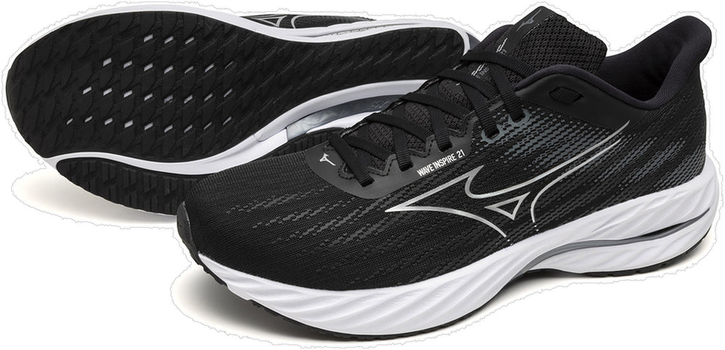 Mizuno Wave Inpsire 21 Men's Running Shoes - Black | Running & Training