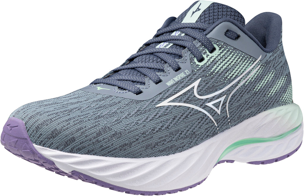Mizuno Wave Inspire 21 Women's Running Shoes - Grey | Running & Training
