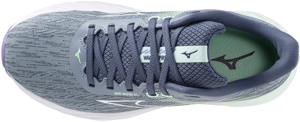 Mizuno Wave Inspire 21 Women's Running Shoes - Grey | Running & Training