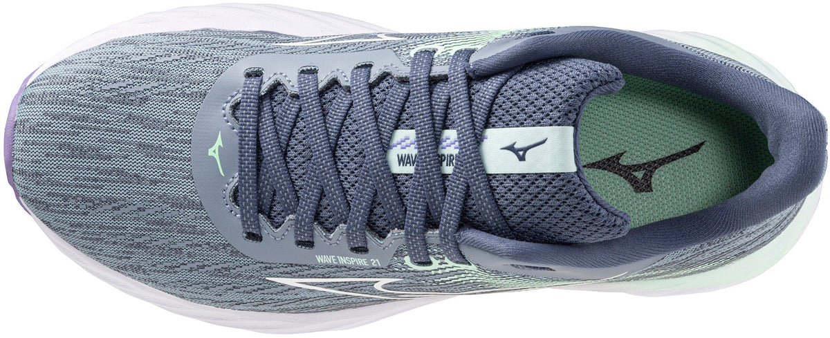 Mizuno Wave Inspire 21 Women's Running Shoes - Grey | Running & Training