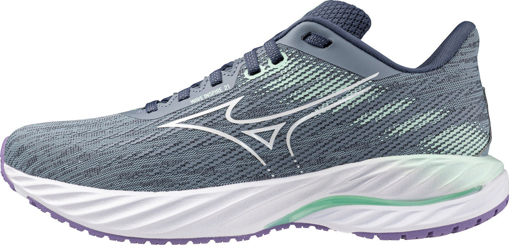 Mizuno Wave Inspire 21 Women's Running Shoes - Grey | Running & Training
