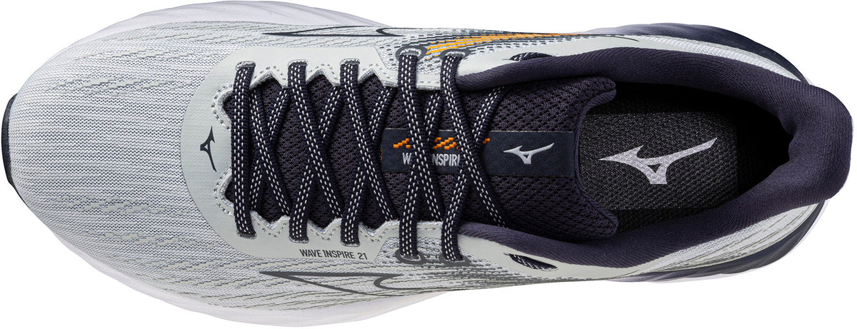 Mizuno Wave Inspire 21 Men's Running Shoes - Grey | Running & Training