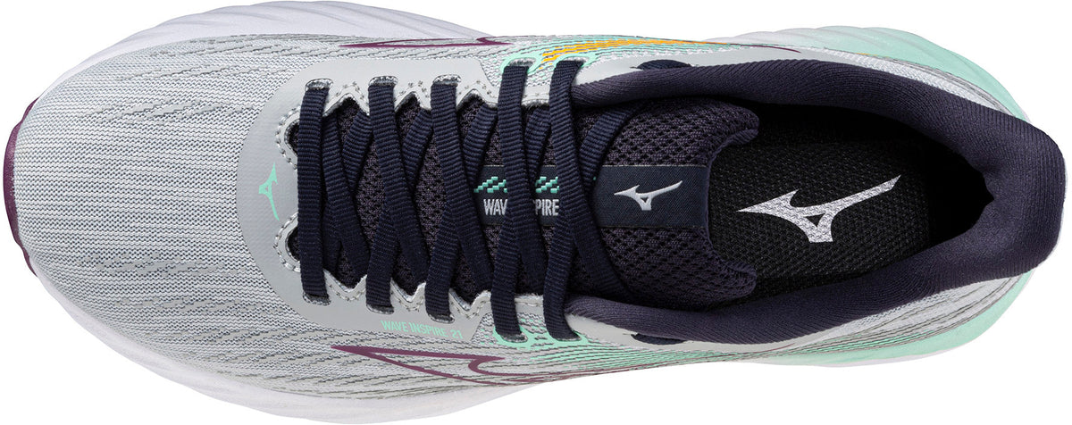 Mizuno Wave Inspire 21 Women's Running Shoes - Grey | Running & Training