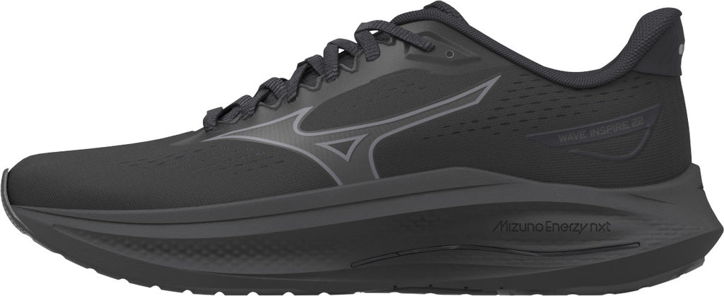 Mizuno Wave Inspire 22 WIDE FIT (D) Women's Running Shoes - Black | Running & Training