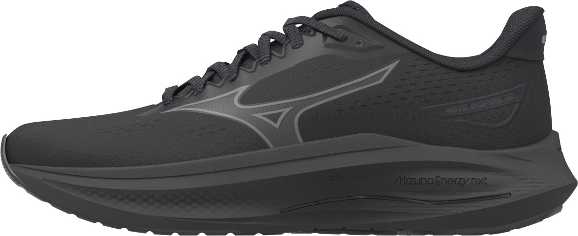 Mizuno Wave Inspire 22 WIDE FIT (D) Women's Running Shoes - Black | Running & Training