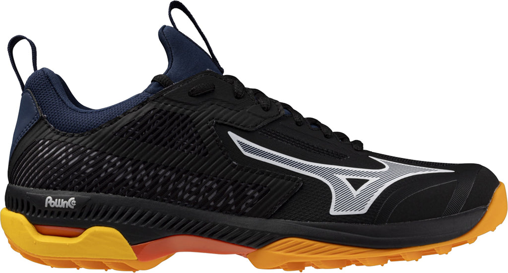 Mizuno Wave Panthera 2 Hockey Shoes - Black | Training & Fitness