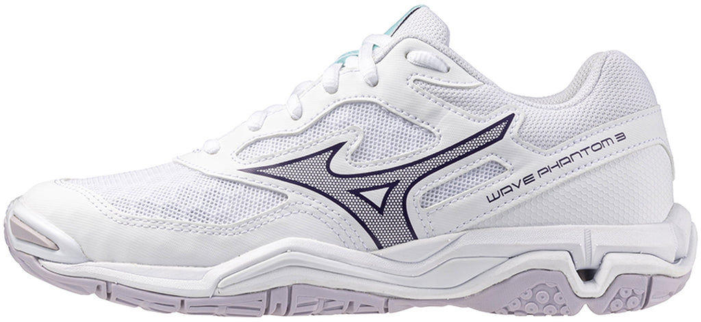 Mizuno Wave Phantom 3 Women's Court Shoes - White | Training & Fitness