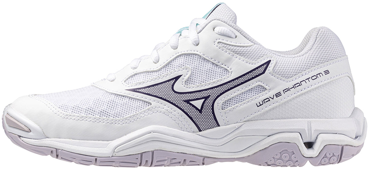 Mizuno Wave Phantom 3 Women's Court Shoes - White | Training & Fitness