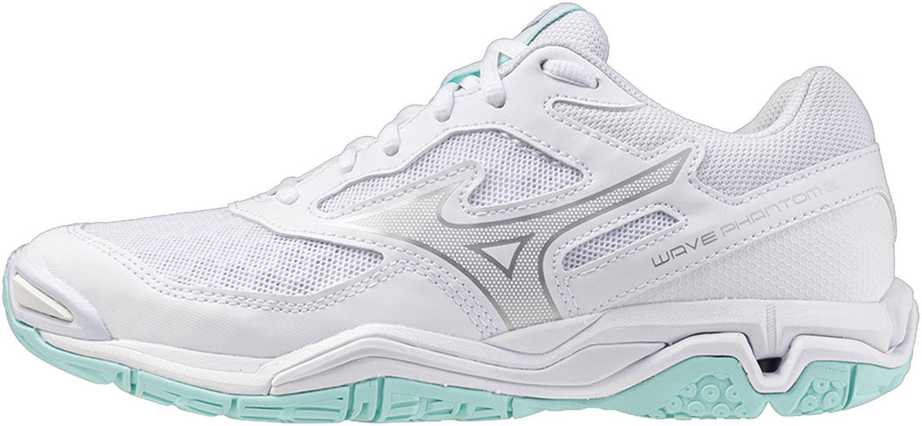 Mizuno Wave Phantom 3 Women's Court Shoes - White | Training & Fitness