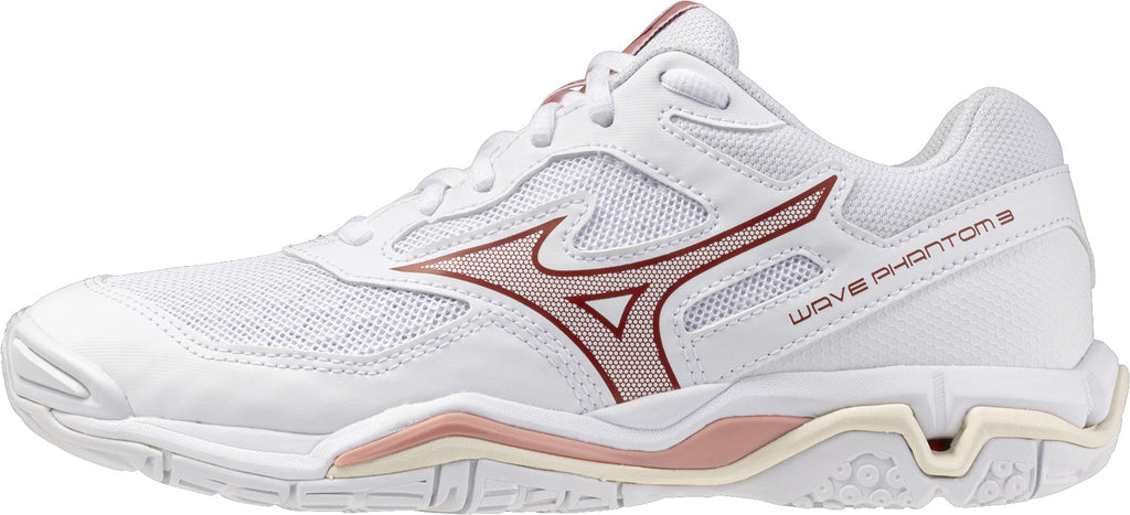 Mizuno Wave Phantom 3 Women's Court Shoes - White | Training & Fitness