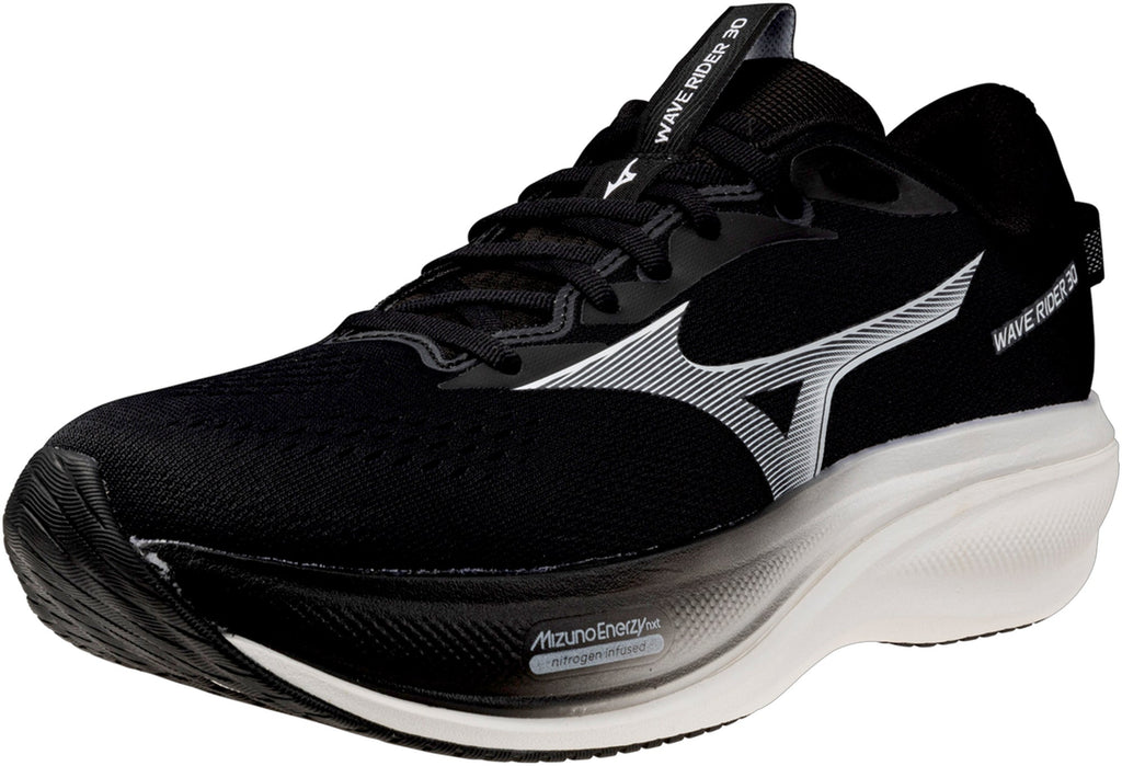 Mizuno Wave Rider 30 WIDE FIT Men's Running Shoes - Black | Running & Training