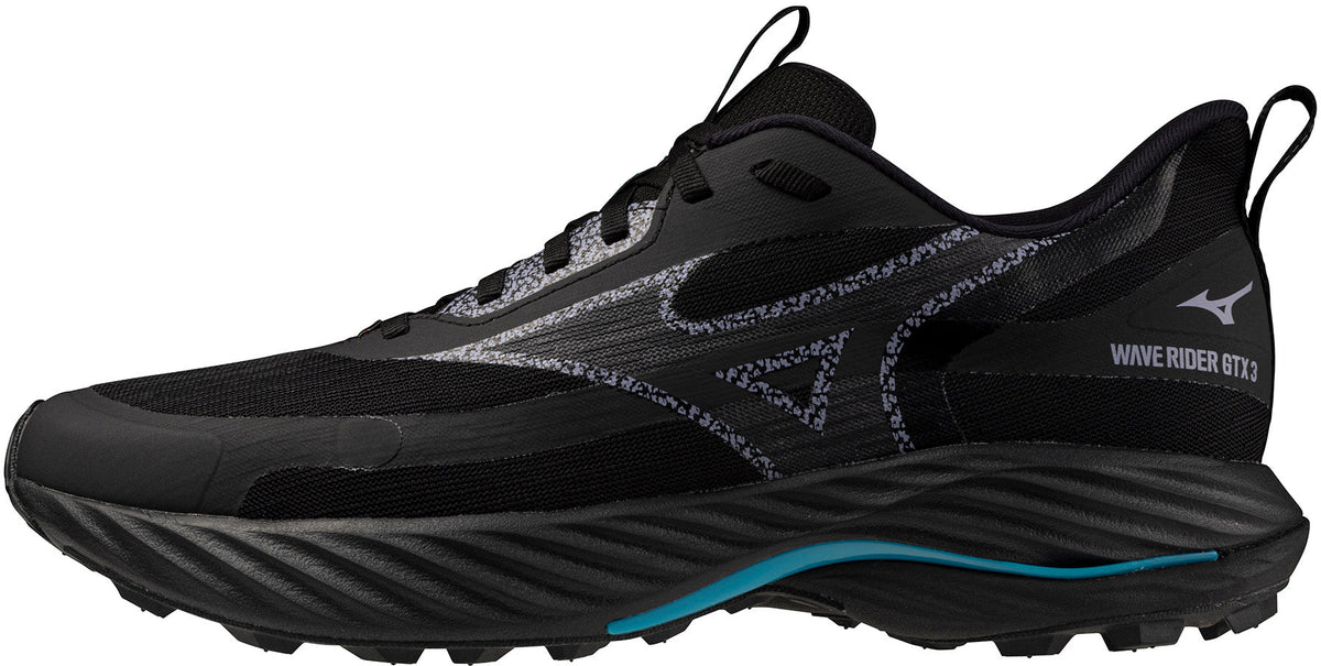 Mizuno Wave Rider GORE-TEX 3 Men's Trail Running Shoes - Black | Trail Running