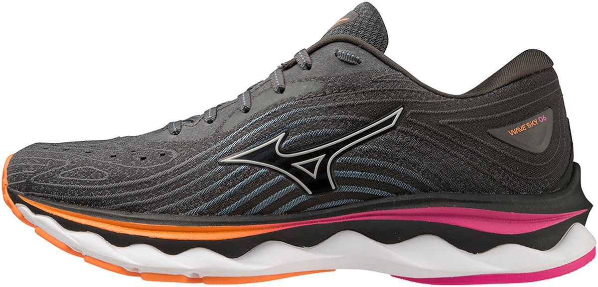 Mizuno Wave Sky 6 Women's Running Shoes - Grey | Running & Training