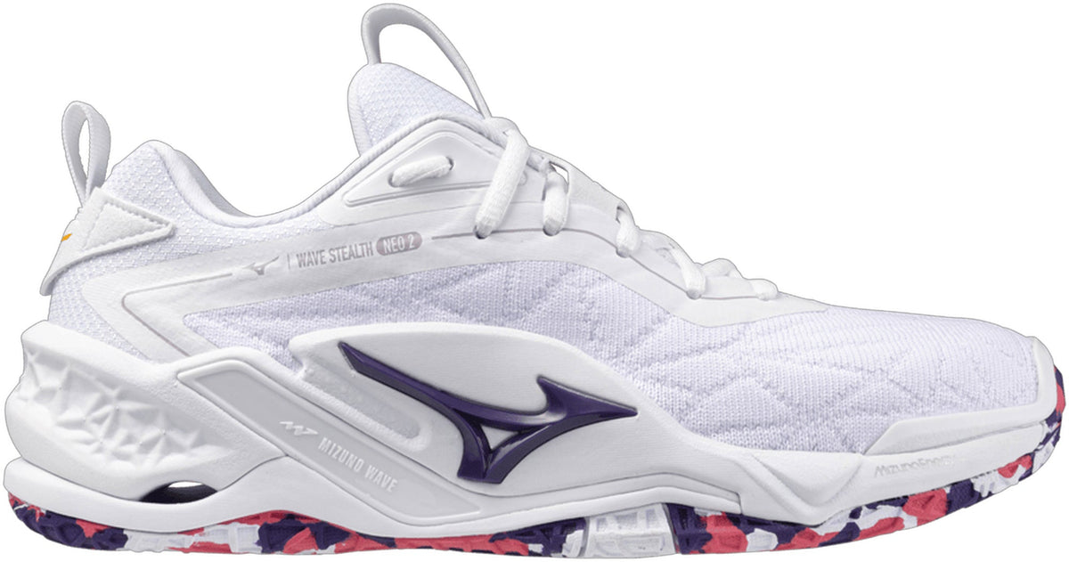 Mizuno Wave Stealth Neo 2 Women's Netball Shoes - White | Training & Fitness
