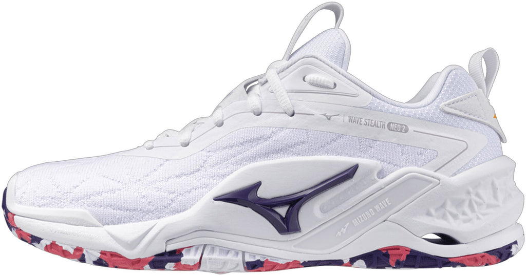 Mizuno Wave Stealth Neo 2 Women's Netball Shoes - White | Training & Fitness