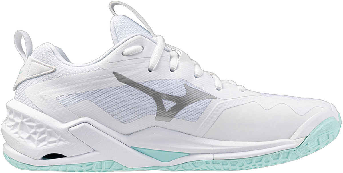 Mizuno Wave Stealth Neo 2 Women's Netball Shoes - White | Training & Fitness