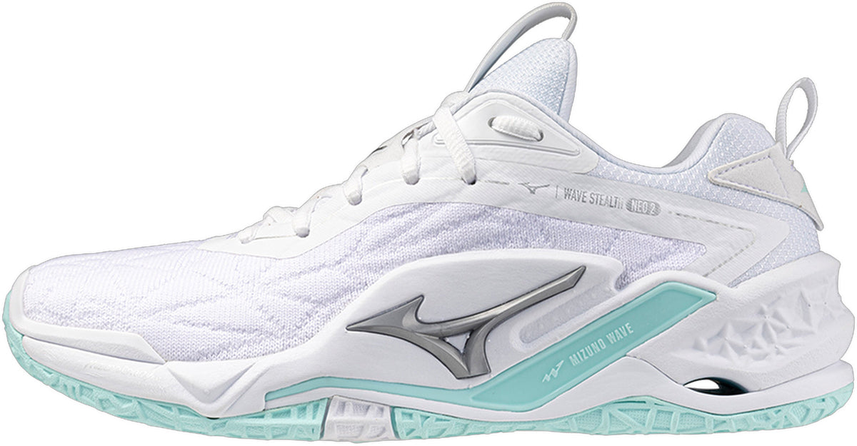Mizuno Wave Stealth Neo 2 Women's Netball Shoes - White | Training & Fitness