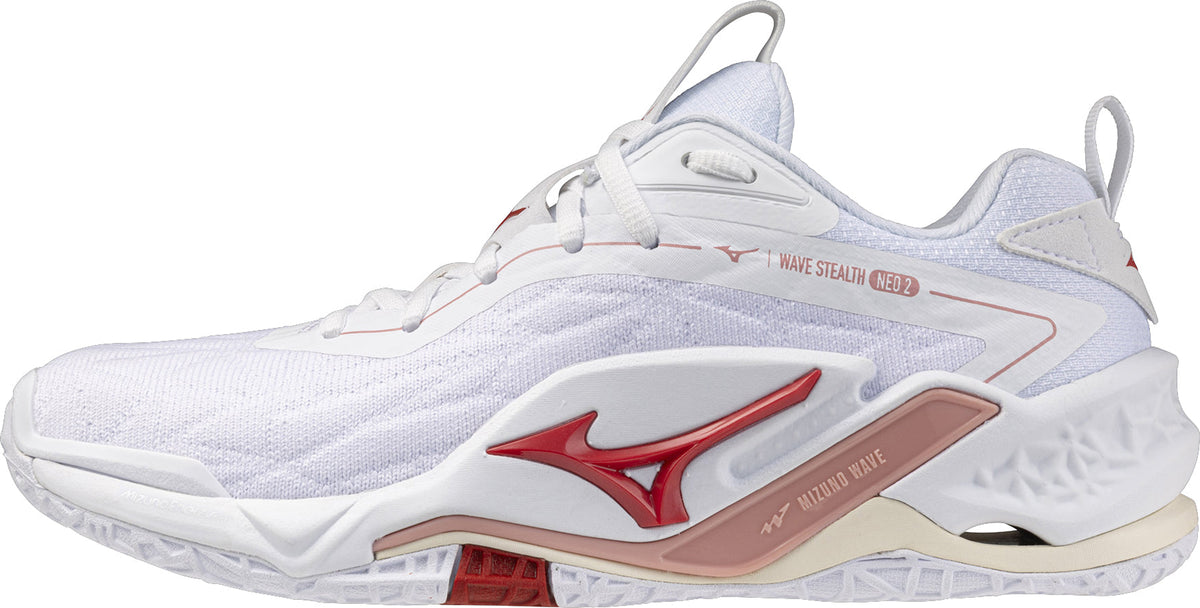 Mizuno Wave Stealth Neo 2 Women's Netball Shoes - White | Training & Fitness
