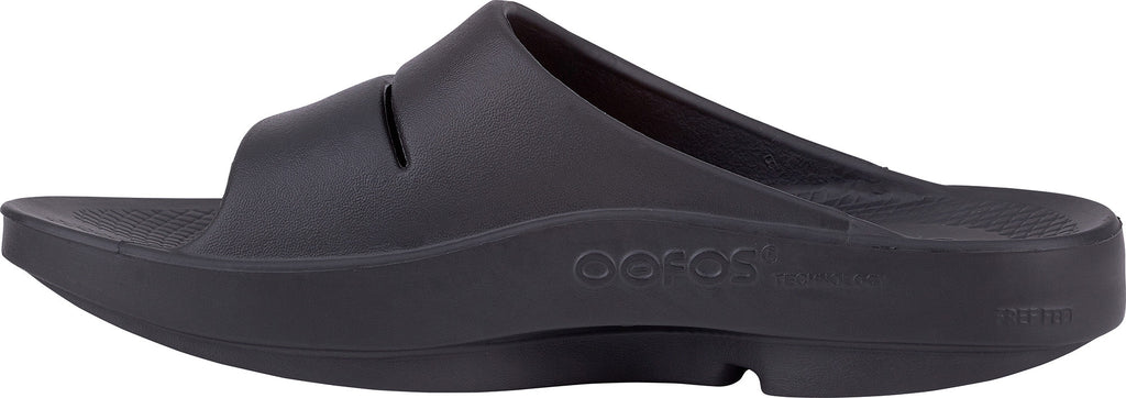 Oofos OOahh Recovery Sliders - Black | Everyday Comfort