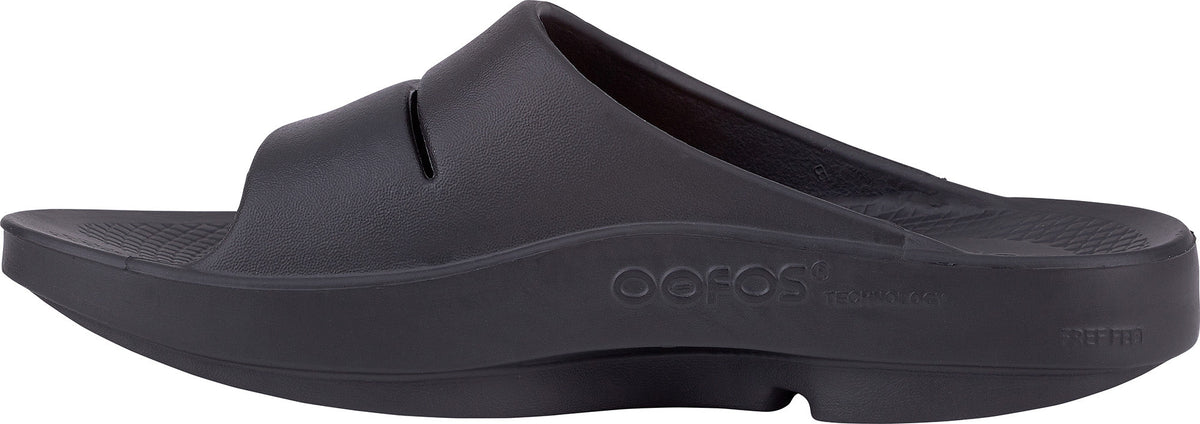 Oofos OOahh Recovery Sliders - Black | Everyday Comfort