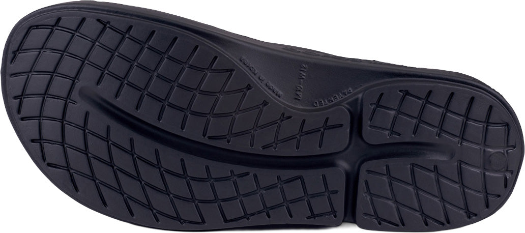 Oofos OOahh Recovery Sliders - Black | Everyday Comfort