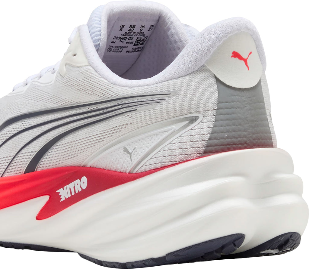 Puma Velocity Nitro 5 WIDE FIT Men's Running Shoes - White | Running & Training