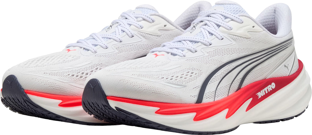 Puma Velocity Nitro 5 WIDE FIT Men's Running Shoes - White | Running & Training