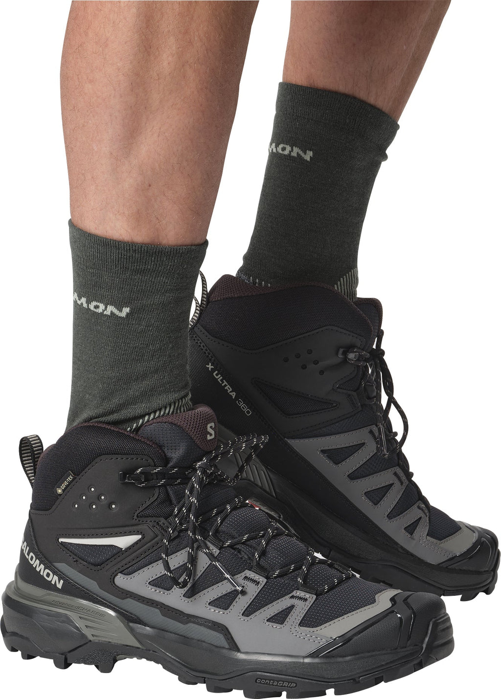 Salomon X Ultra 360 Mid GORE-TEX Men's Walking Boots - Black | Outdoor Performance