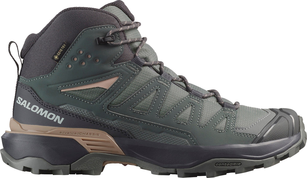 Salomon X Ultra 360 Mid GORE-TEX Women's Walking Boots - Green | Outdoor Performance
