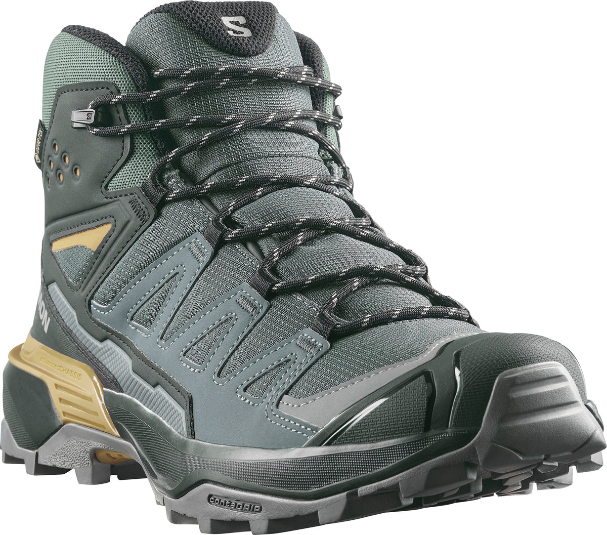 Salomon X Ultra 360 Mid GORE-TEX Men's Walking Boots - Green | Outdoor Performance