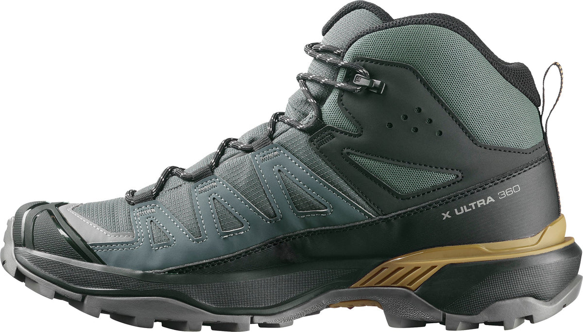 Salomon X Ultra 360 Mid GORE-TEX Men's Walking Boots - Green | Outdoor Performance