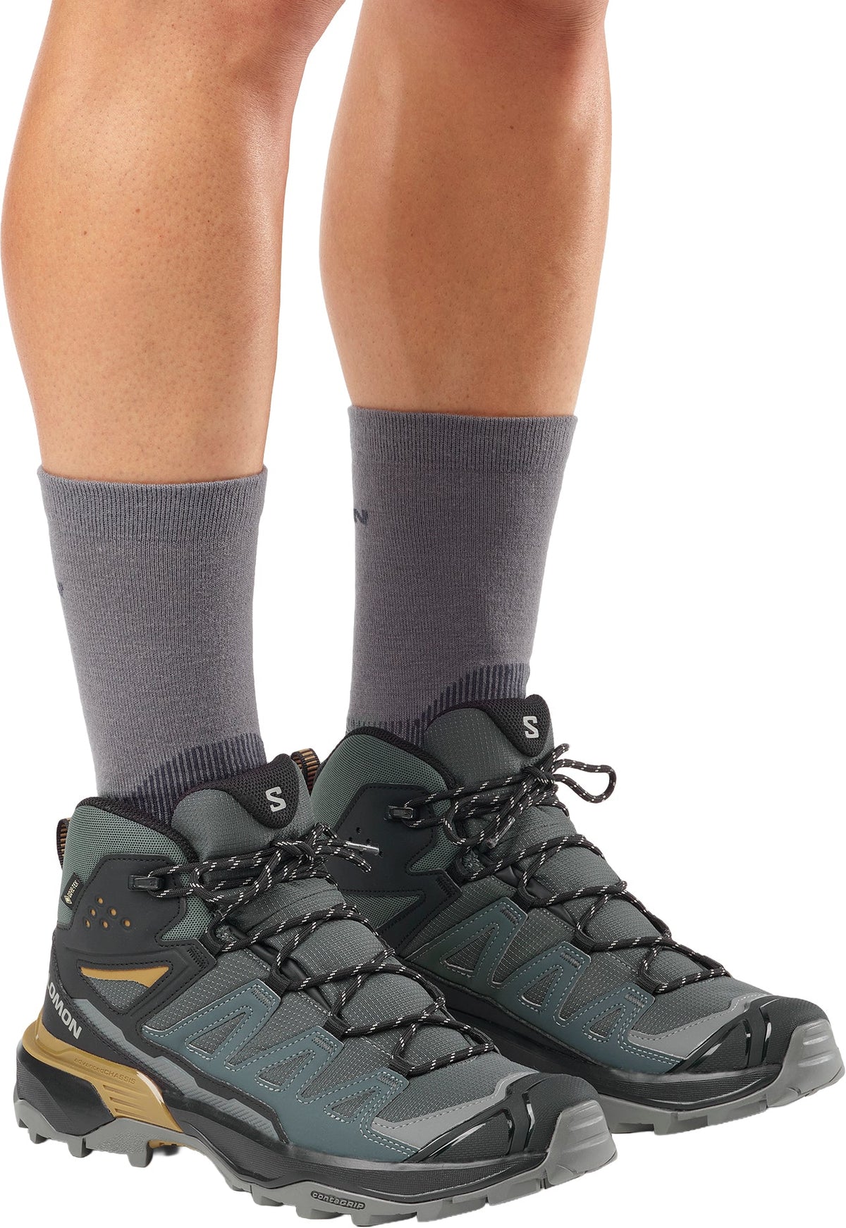 Salomon X Ultra 360 Mid GORE-TEX Men's Walking Boots - Green | Outdoor Performance