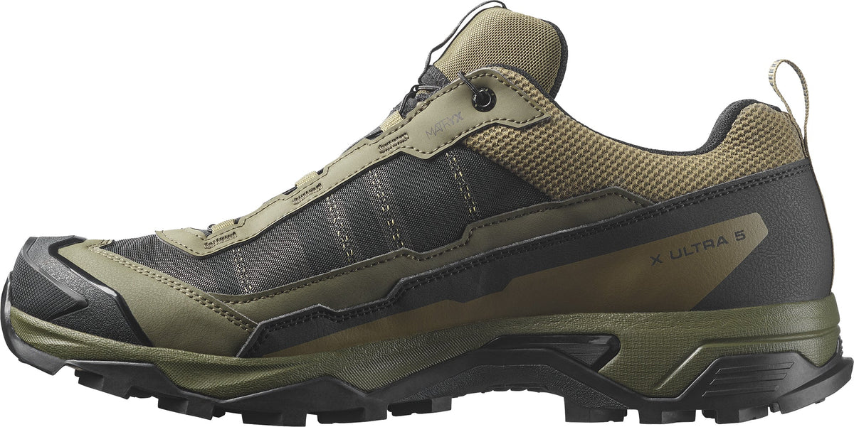 Salomon X Ultra 5 GORE-TEX Men's Walking Shoes - Green | Outdoor Performance