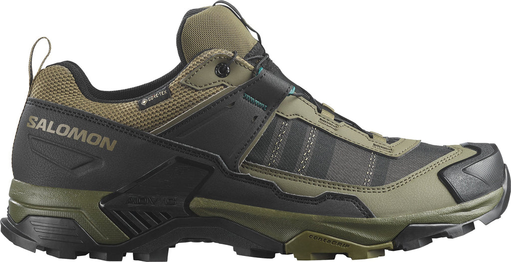 Salomon X Ultra 5 GORE-TEX Men's Walking Shoes - Green | Outdoor Performance
