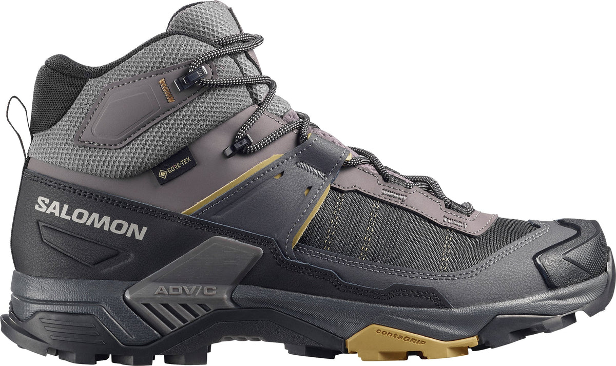 Salomon X Ultra 5 Mid GORE-TEX Men's Walking Boots - Grey | Outdoor Performance