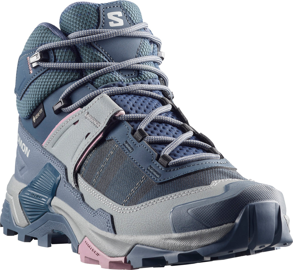 Salomon X Ultra 5 Mid GORE-TEX Women's Walking Boots - Blue | Outdoor Performance