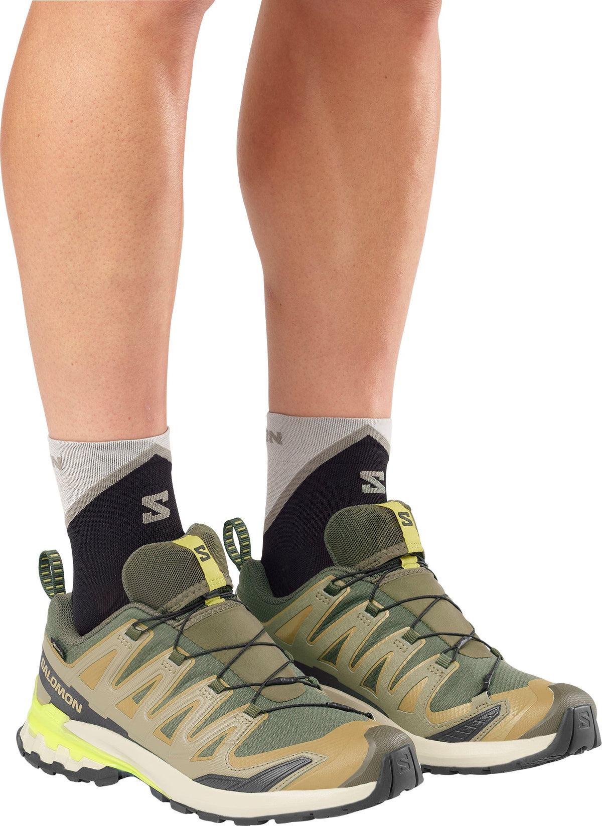 Salomon XA Pro 3D V9 GORE-TEX Men's Trail Running Shoes - Green | Trail Running