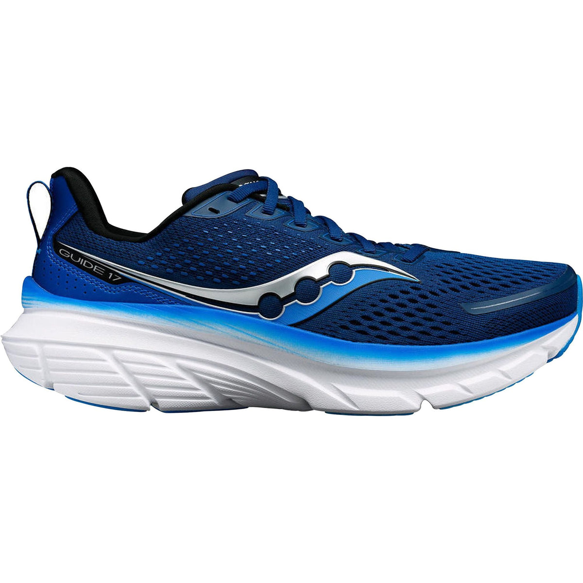 Saucony Guide 17 WIDE FIT Men's Running Shoes - Navy | Running & Training